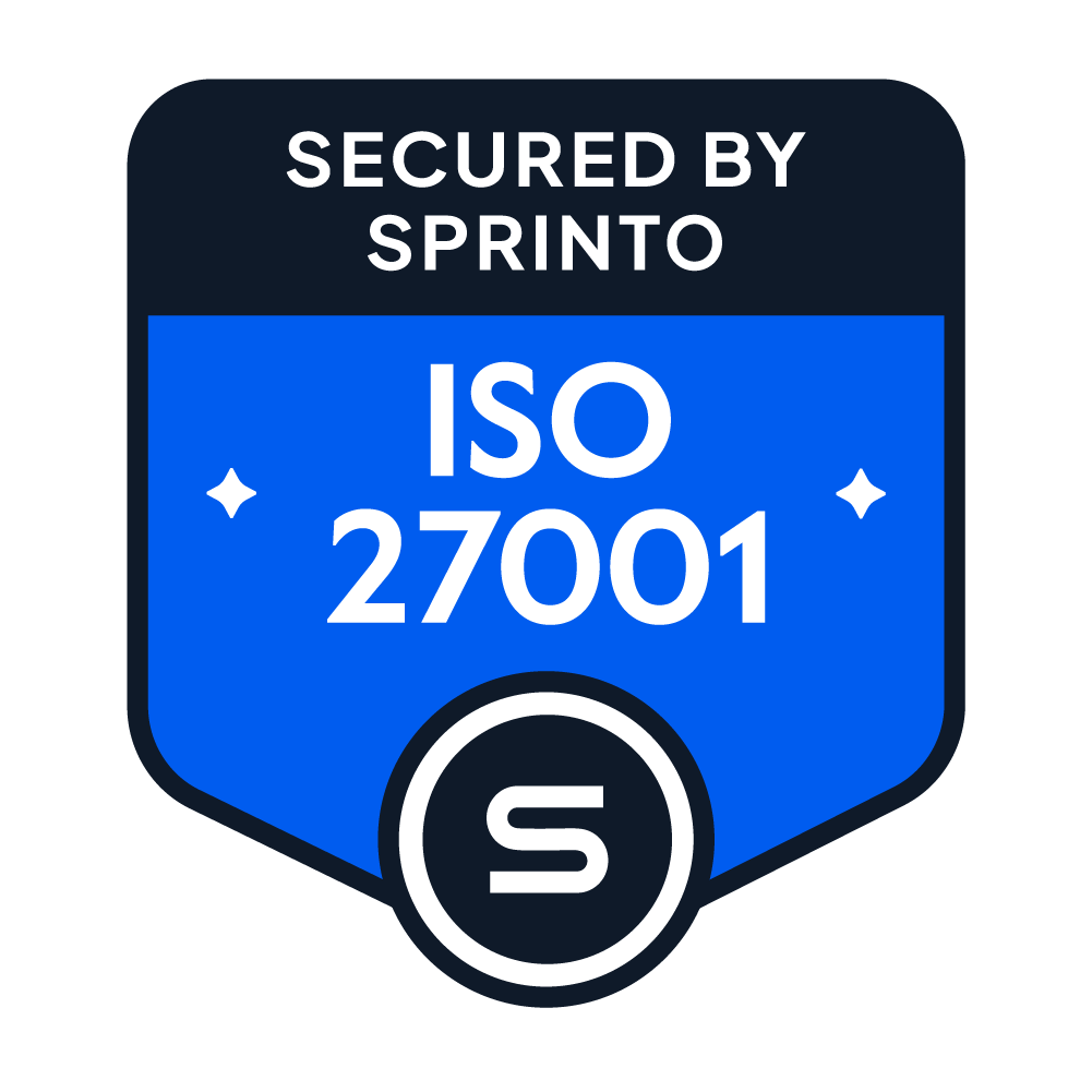 ISO 27001 — Secured by Sprinto